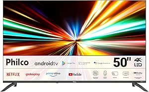 Smart TV 50" Philco 4K LED Android Dolby Audio P50EAA