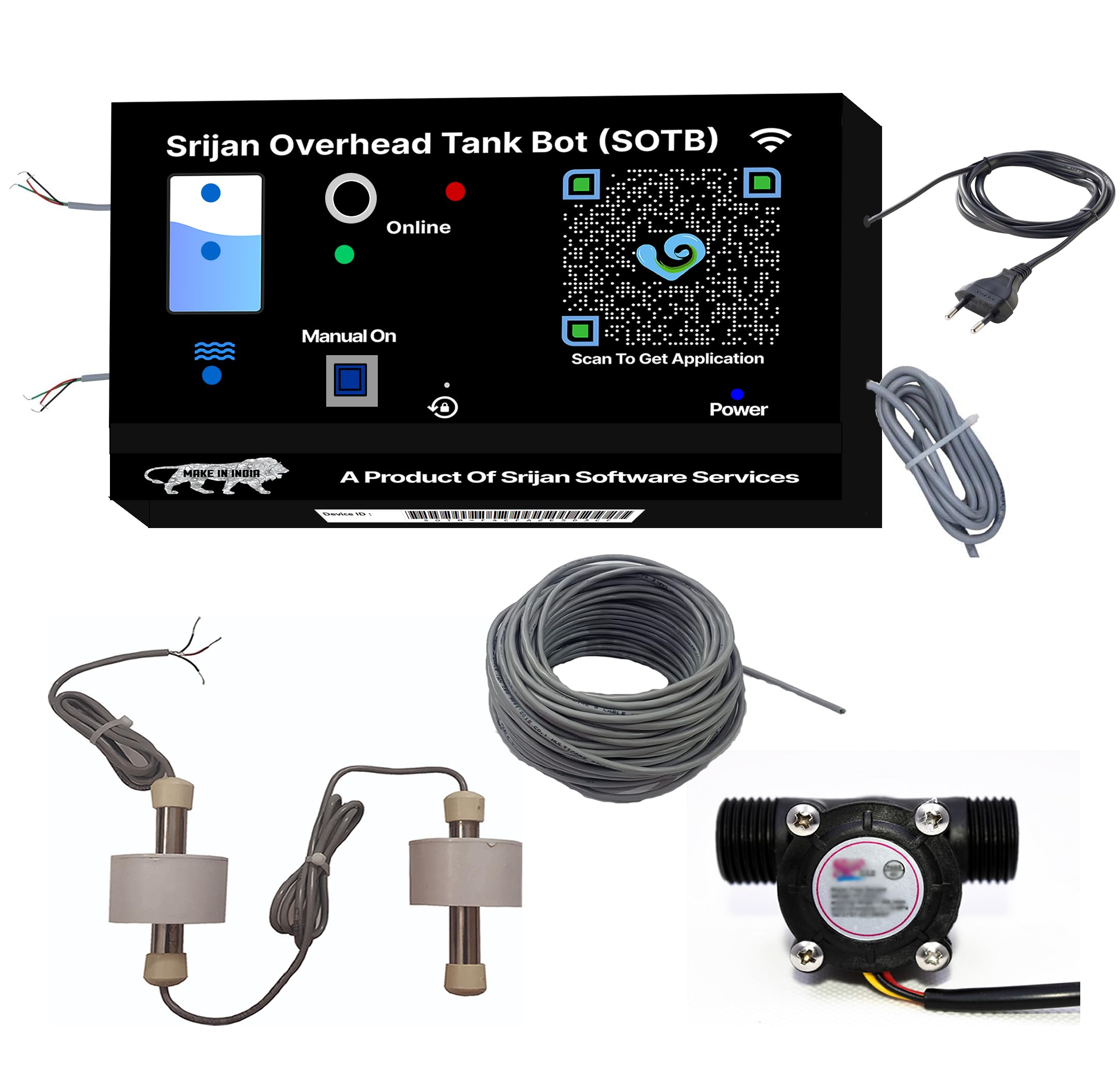 See full amazon price history chart for Srijan Automation SOTB -L10 Wi-Fi enabled fully automatic water level controller | Dry Run Protection on Pipe Line | Over Run Protection Srijan Automation SOTB -L10 Wi-Fi enabled fully automatic water level controller | Dry Run Protection on Pipe Line | Over Run Protection (B0CYQ3M89Y) Amazon Price History, Amazon Price Tracker