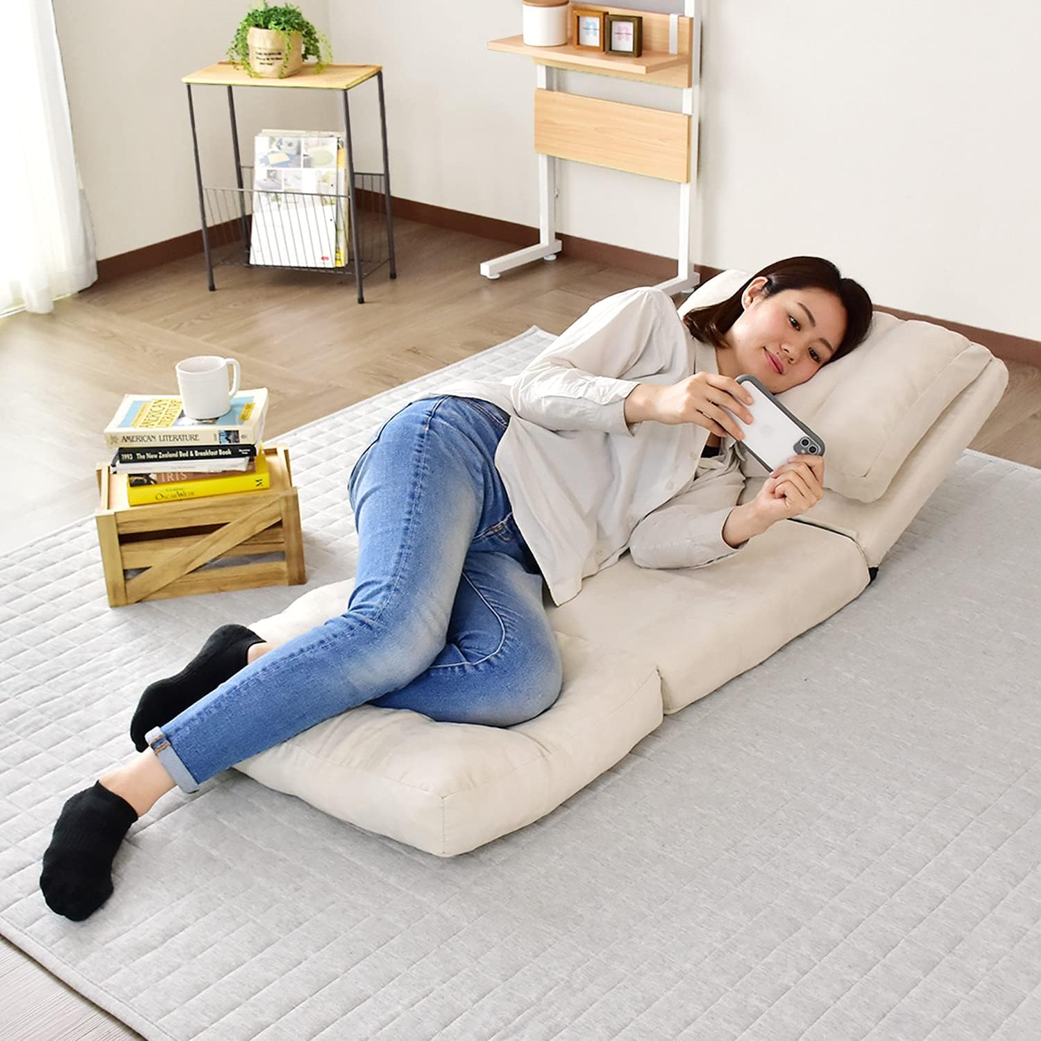 フランスベッド正規品】 ソファーベッド ブルー レギュラーサイズ(幅