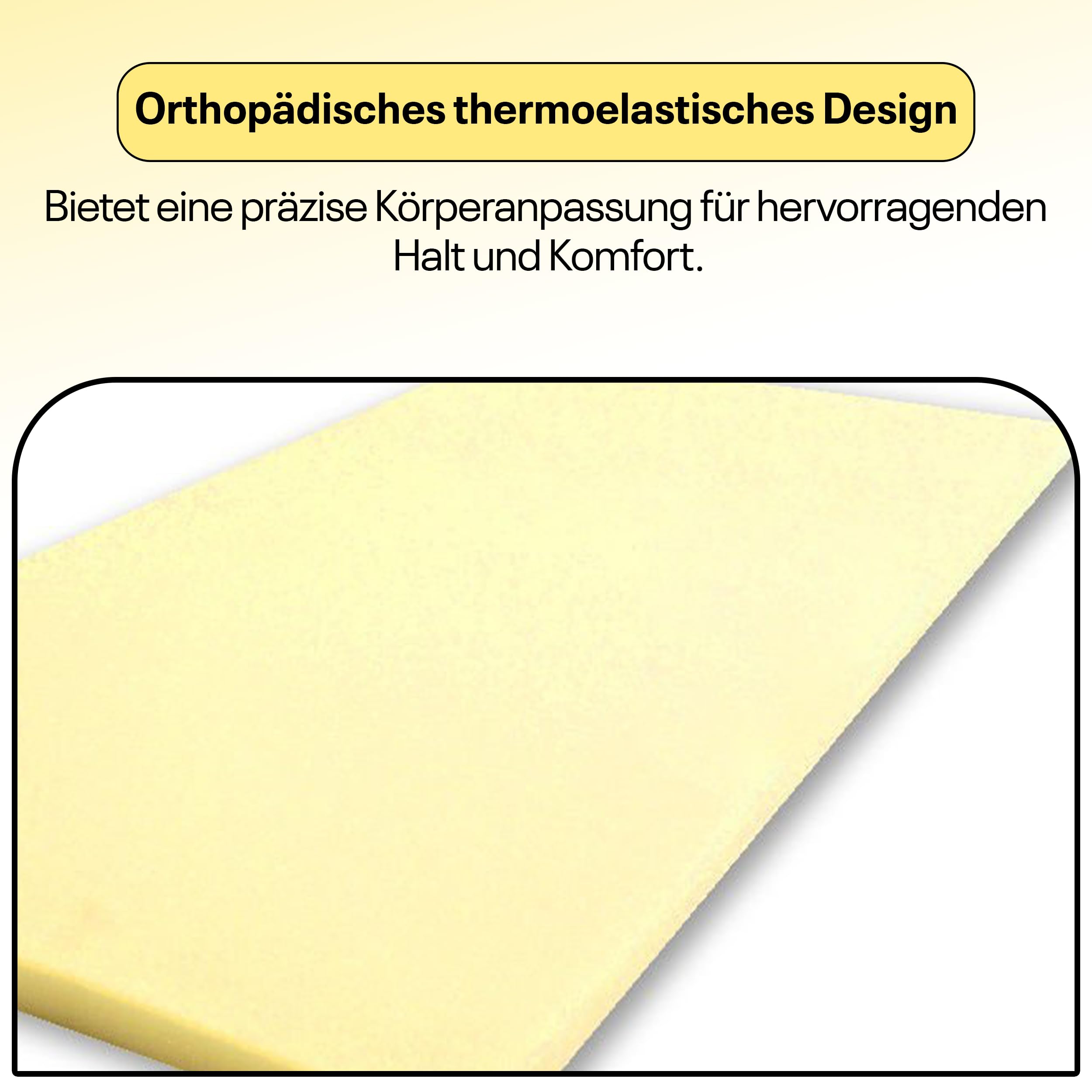Viscoelastischer Matratzen-Topper 80x160 cm | Kindermatratze Schaumstoffauflage | Orthopädisch, thermoelastisch | Matratzenschoner für besseren Schlaf und optimalen Liegekomfort
