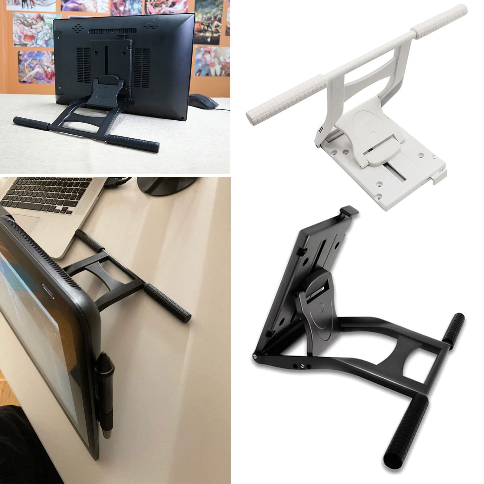 Supporto da tavolo regolabile per tablet da disegno per monitor grafico da 13 a 27 pollici