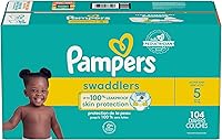 Vista 123 de Pampers Swaddlers - Pañales desechables ultra suaves para bebé talla 1, 164