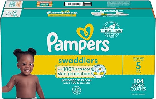 Miniatura 146 de Pañales Pampers Swaddlers, Talla 7 (11.8-22.7 kg), 70 unidades, absorbentes, mantiene al bebé seco y cómodo, pañal desechable seguro para la piel