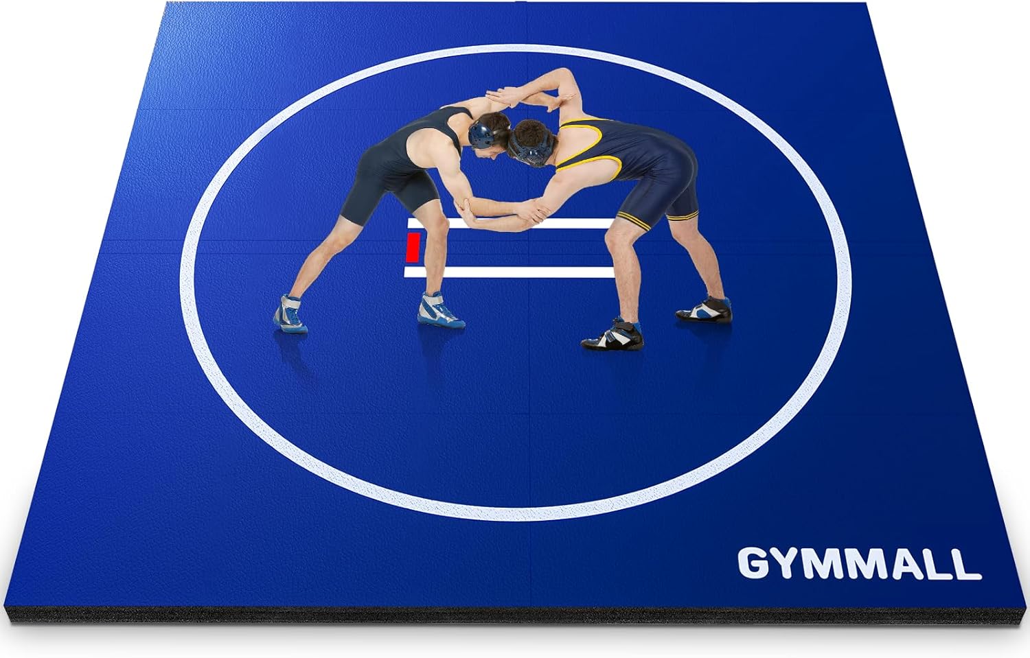 Wrestling Mat 10'x10'/6.6'x10' for Home Outdoor Indoor, 1.2" Thick Foldable XPE Jiu Jitsu Floor Exercise Mat for Gymnastics, PE Training, BJJ, MMA, Martial Art, Grappling, Judo, Boxing, Yoga
