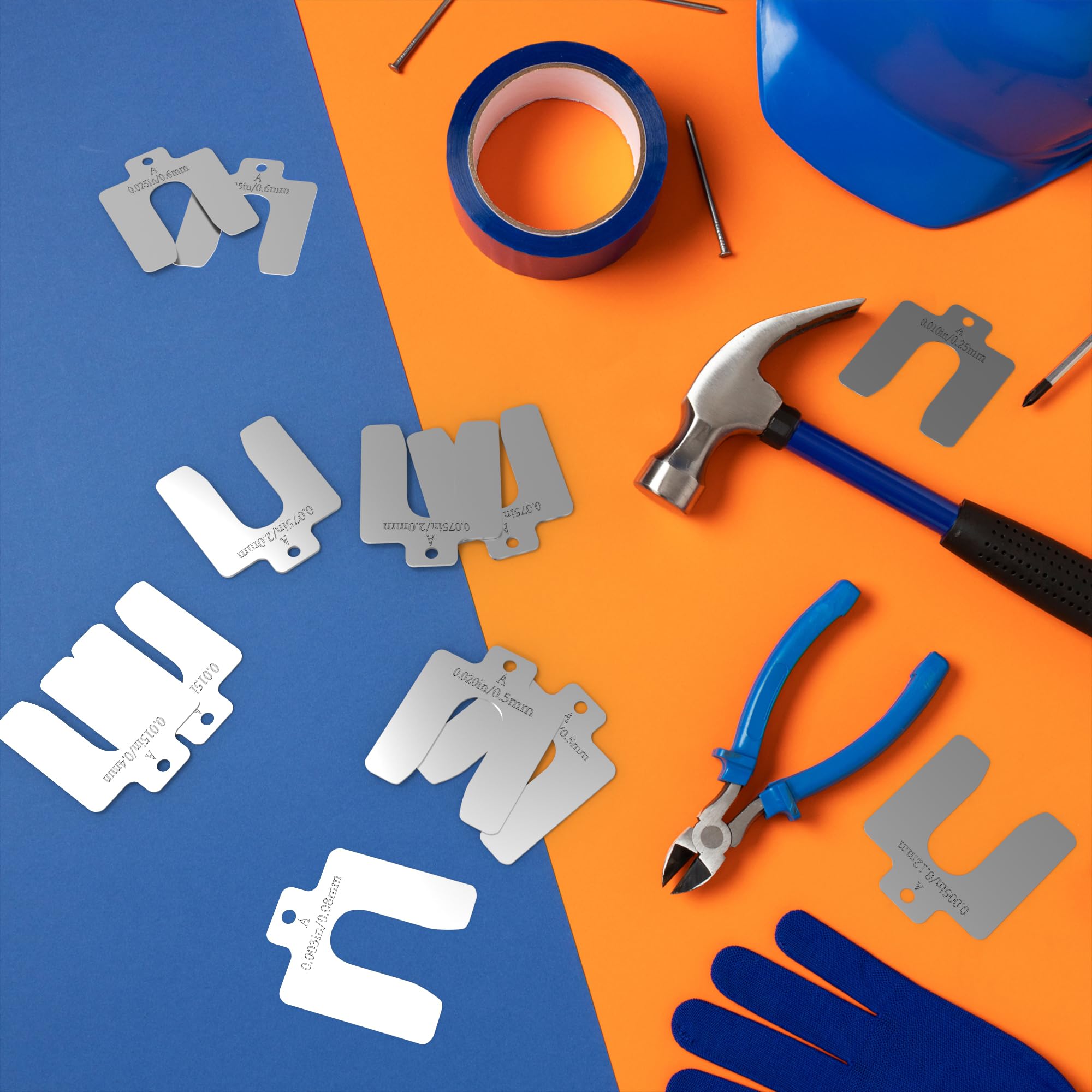 Stainless Steel Shims Kit - 70 Pcs for Leveling & Alignment -4