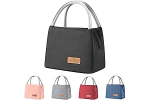 Tasty Food Lunch Bag: Insulated Lunch Box for Adults and Kids