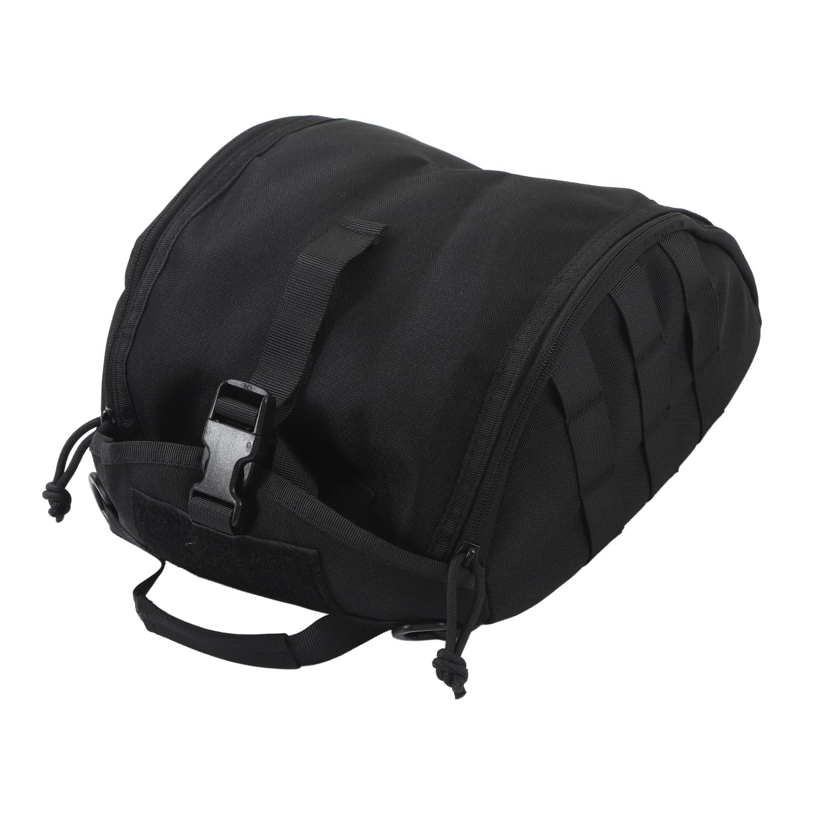 Borsa Portaoggetti per Casco da Campeggio, Robusta Borsa Portaoggetti per Casco Regolabile in Tela Antigraffio per Viaggi All'aperto in Bicicletta