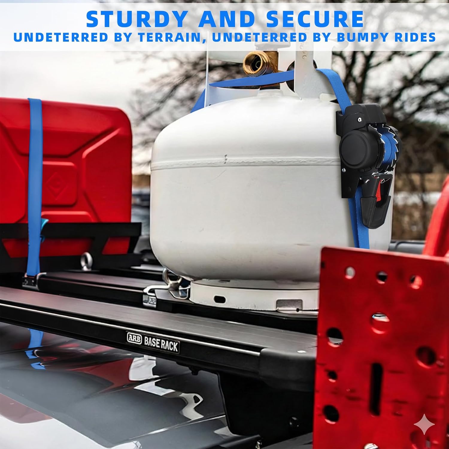 ANLULOAD Retractable Ratchet Strap,Retractable Tie Down Strap for Motorcycles, Boats,Atvs,Utvs. (1In*9.8Ft) Blue