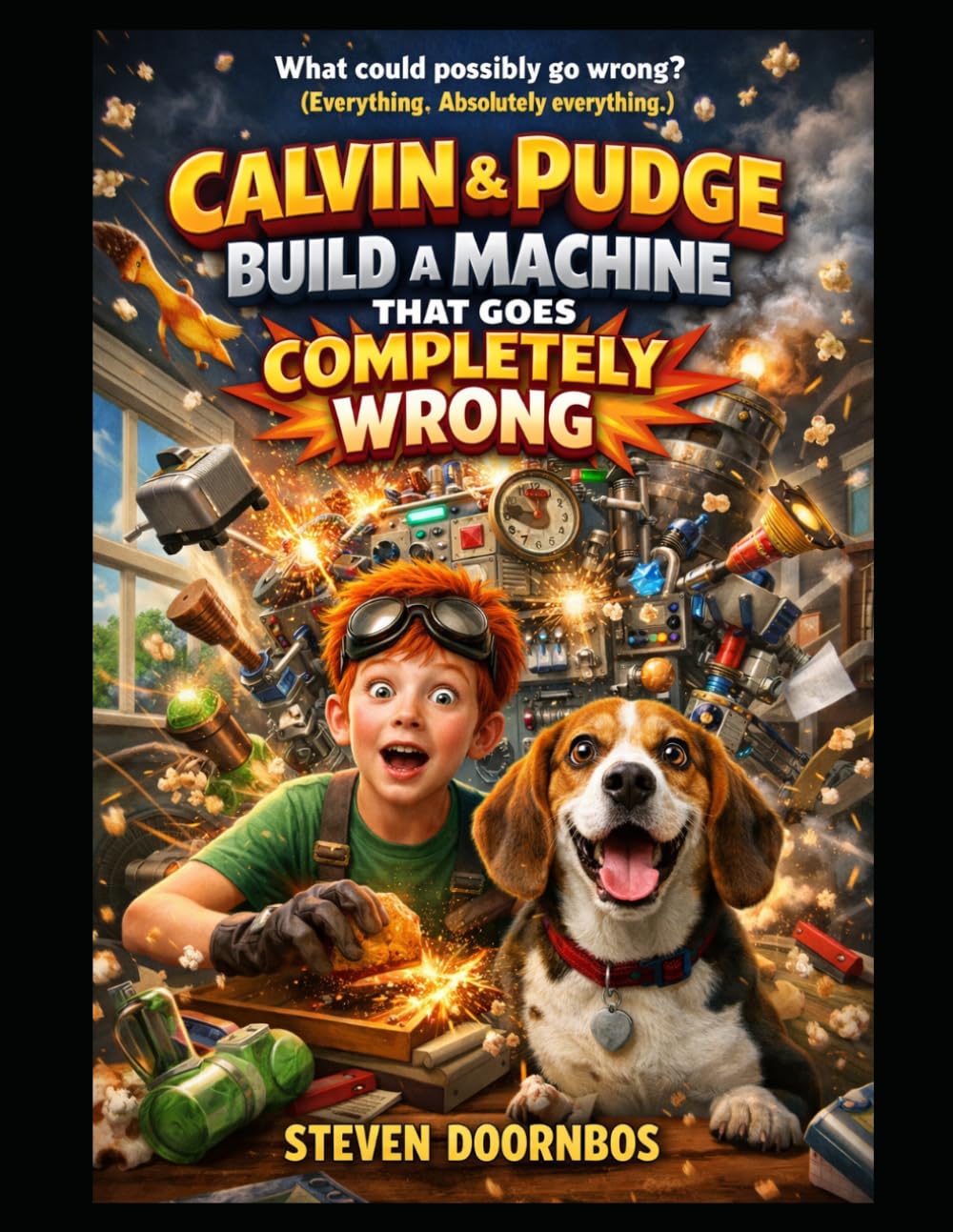 Calvin and Pudge Build A Machine That Goes Completely Wrong:: What could possibly go wrong? Everything. Absolutely Everything!