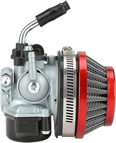 Vista 13 de YOXUFA Conjunto de carburador de 2 tiempos de 80 cc para motor de 100 cc, 49 cc, 50 cc, 66 cc, motor motorizado, motocicleta, bicicleta, motor