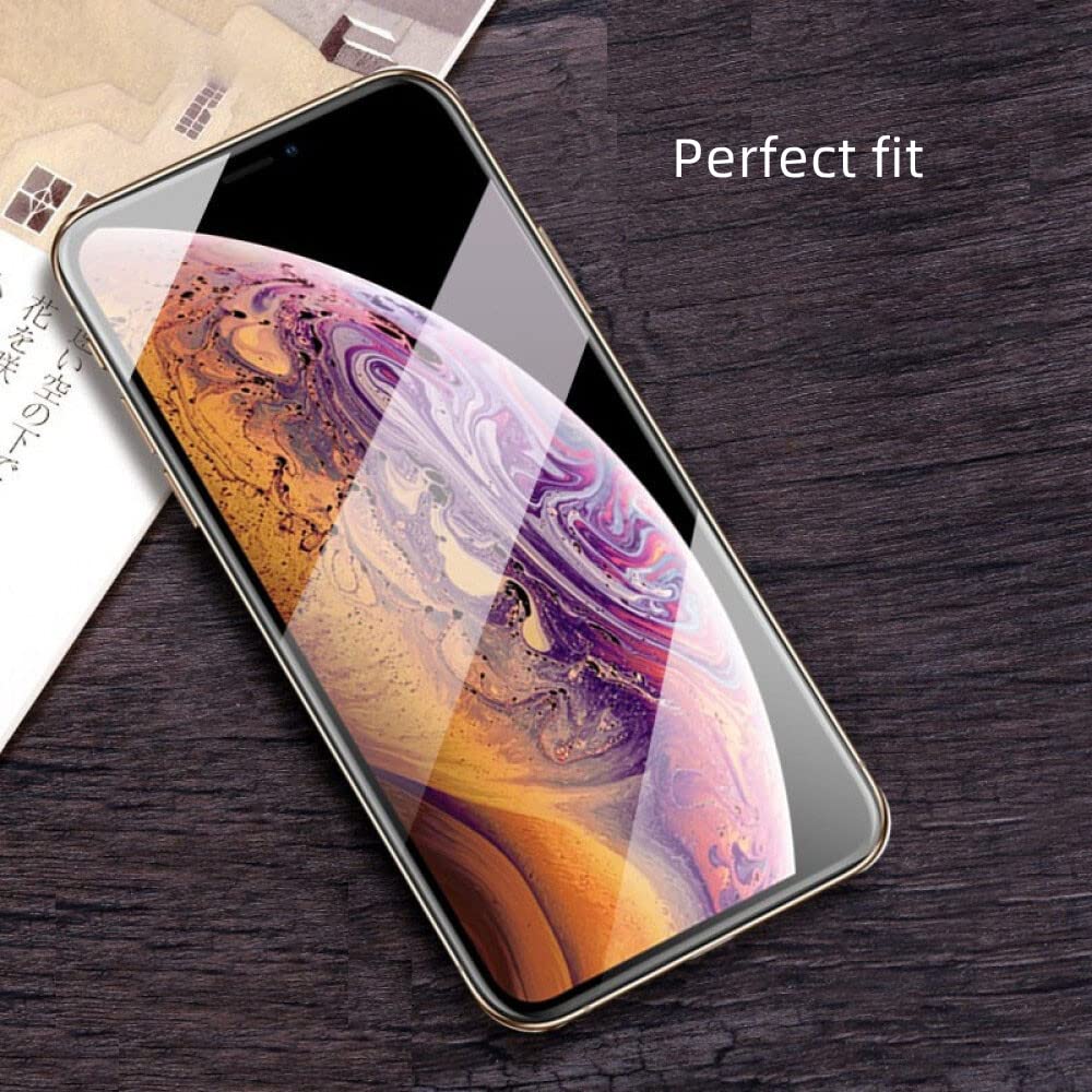 Confezione da 3 pellicole proteggi schermo per iPhone 11 Pro, iPhone XS e iPhone X da 5.8 pollici, compatibile con custodie, chiarezza HD al 99.99%, [ garanzia a vita] [antigraffio] [infrangibile
