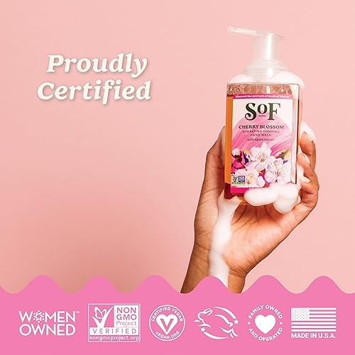 Miniatura 6 de SoF Body Care - Lavado de manos espumoso de flor de cerezo anteriormente cuidado corporal del sur de Francia néctar de agave orgánico hidratante