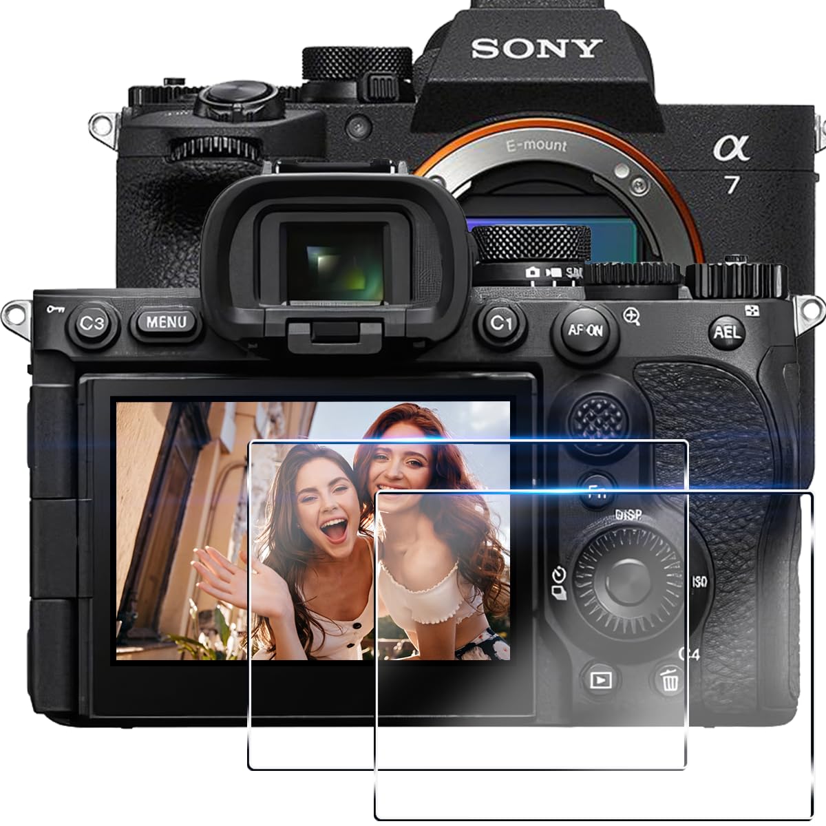 Amazon | SONY α7V 専用ガラス保護フィルム 2枚セット 国産AGC旭硝子 