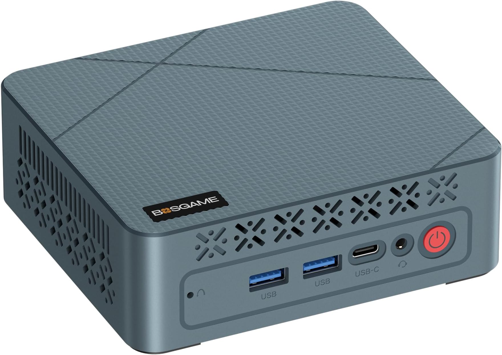 BOSGAME Mini PC E2, Ryzen 5 3550H Mini Computer(4C/8T, Up to 3.7 Ghz) 16GB DDR4 RAM, 512GB PCIe NVMe SSD, Dual HDMI Desktop Mini PC, Wi-Fi 5 & Bluetooth 5.0