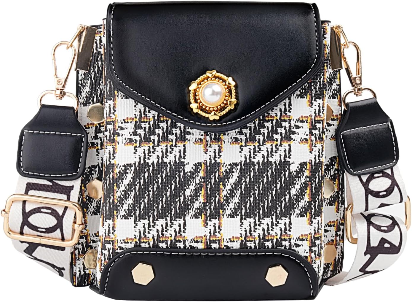 Women's Vintage Crossbody Bag - PU Leather Shoulder Purse With Adjustable Strap For Phone & Essentials