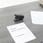 Fellowes LX840 EasyPress Office Stapler, Effortless One-Touch Small Stapler for Classroom, Home and Office, Holds Half Strip of Staples, 25 Sheet Capacity, Black