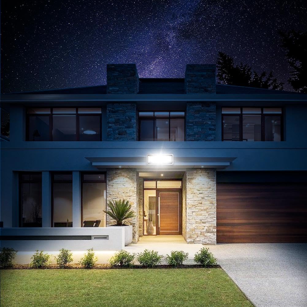 papasbox 1000W LED Strahler, 100000LM LED Fluter Flutlicht Außenstrahler, Superhell Kaltweiß Fluter 6500K, Ideale Wandleuchte Scheinwerfer Außenbeleuchtung für Garten, Garage, Hotel