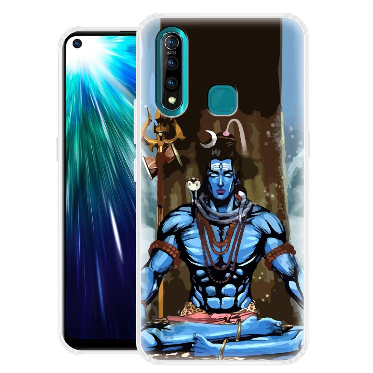 Fashionury TPU Har Har Mahadev Blue Back Cover for Vivo Z1 Pro/Printed Designer Soft Back Cover for Vivo Z1 Pro - Blue (B07V3FDTKZ) Amazon Price History, Amazon Price Tracker