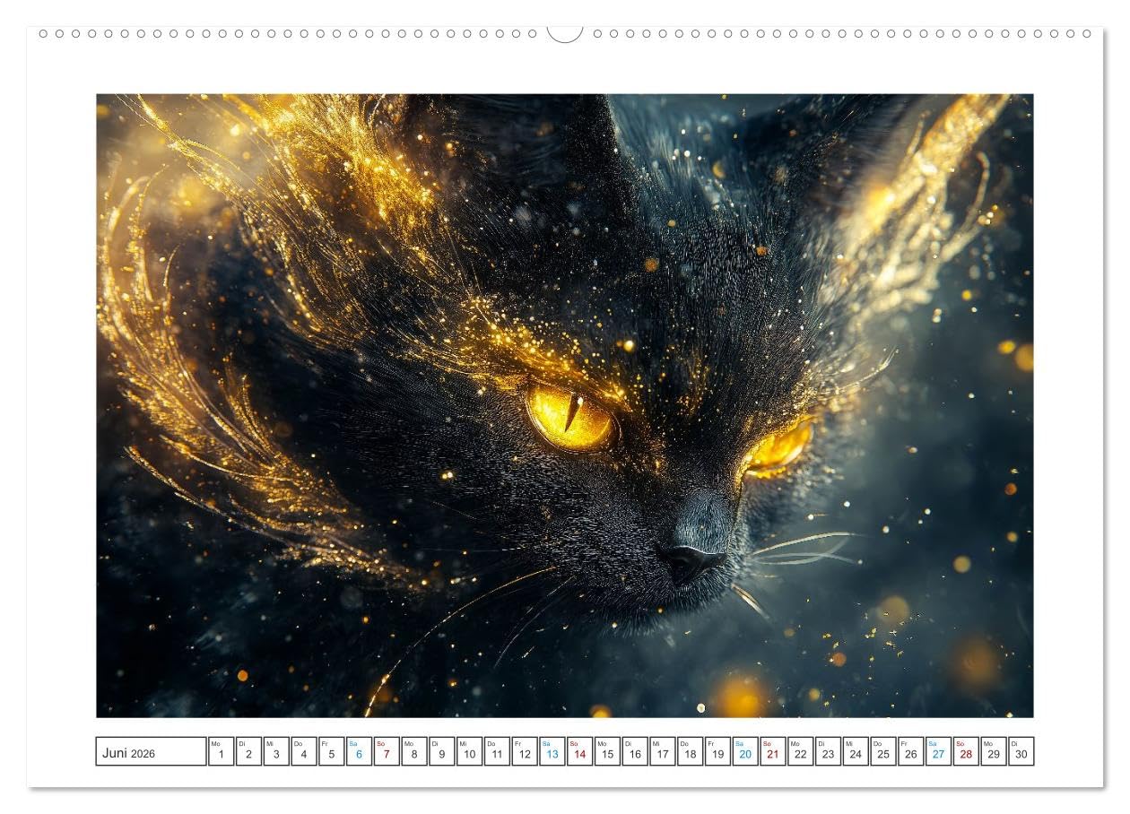 Samtpfoten-Sinfonie (hochwertiger Premium Wandkalender 2026 DIN A2 quer), Kunstdruck in Hochglanz: Katzen schenken Liebe ohne Worte, begleiten uns mit ... unsere Sorgen fort. (CALVENDO Tiere)