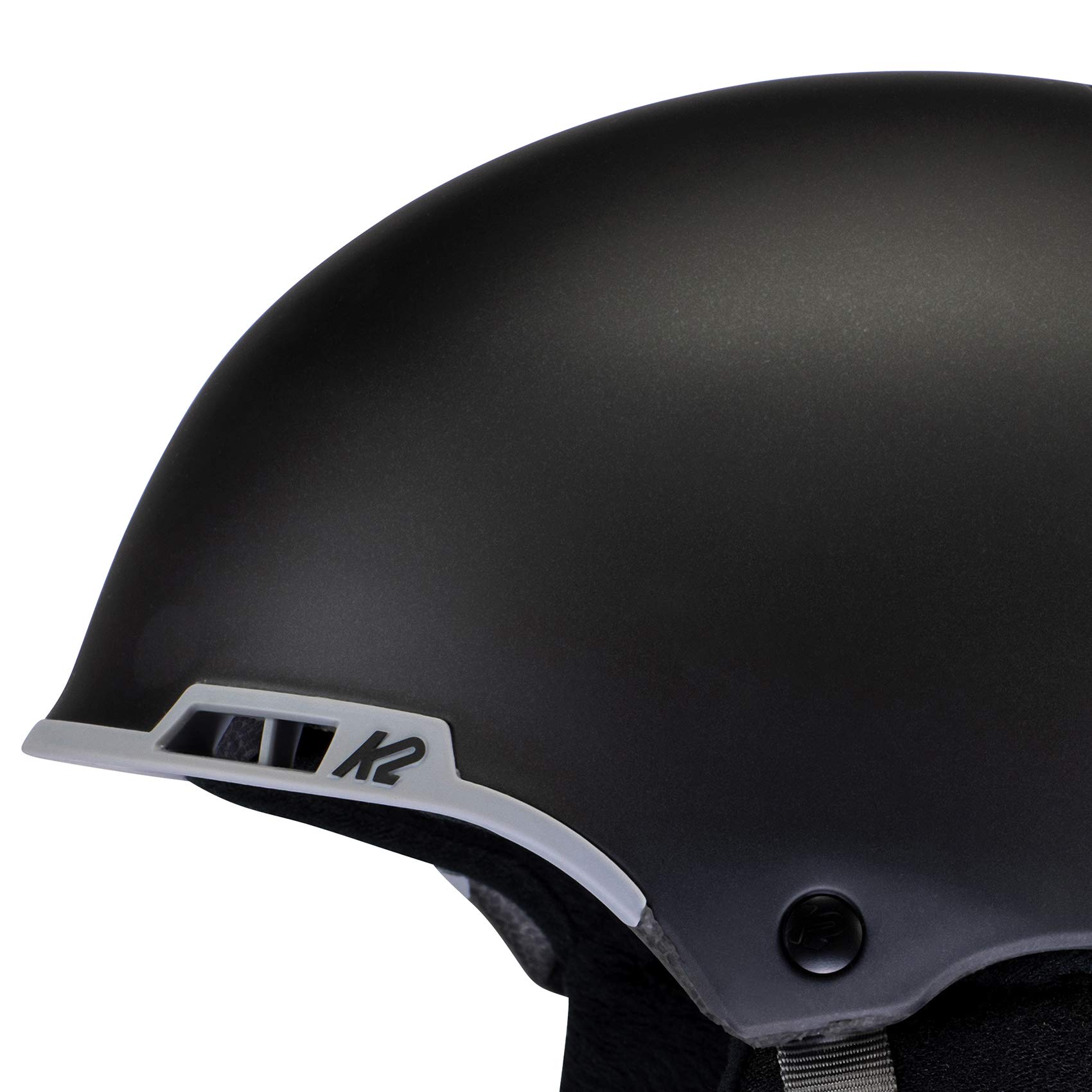 K2 Ski Damski kask narciarski Meridian, matowy perłowy czarny, M (55-59 cm)