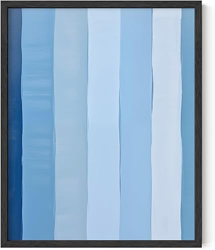 Miniatura 169 de HAUS AND HUES Arte abstracto moderno para pared, arte de sala de estar azul y verde, obra de arte moderna para paredes, imagen minimalista para sala