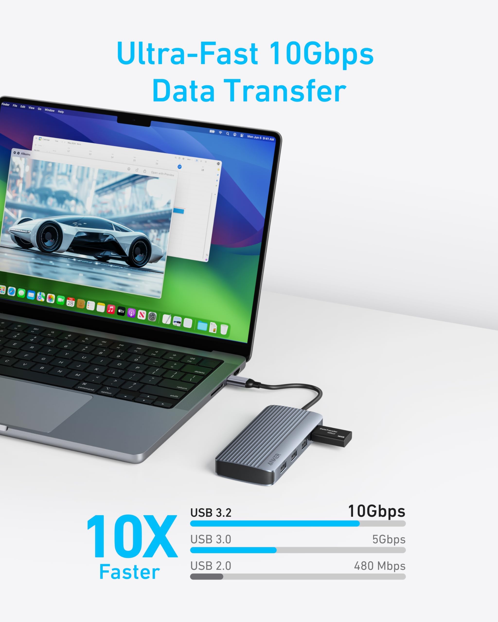 Amazon.com: Anker 7-in-1 USB-C Hub, Dual Monitor USB C Docking