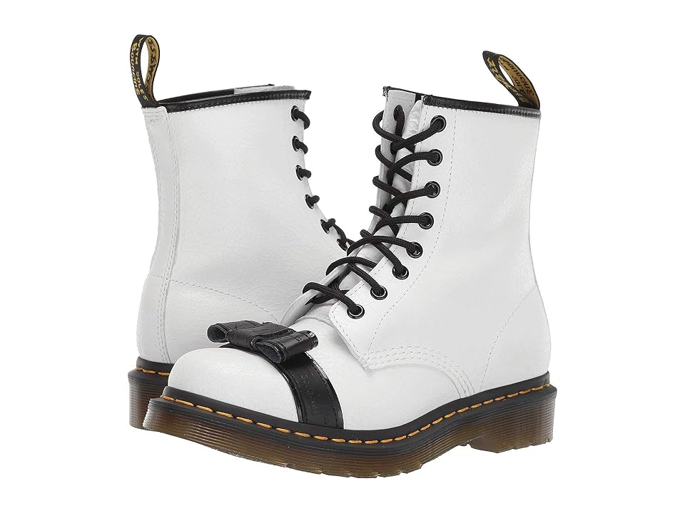 

Dr. Martens 1460 Crackle Core (White/Black/Black) Women's Boots