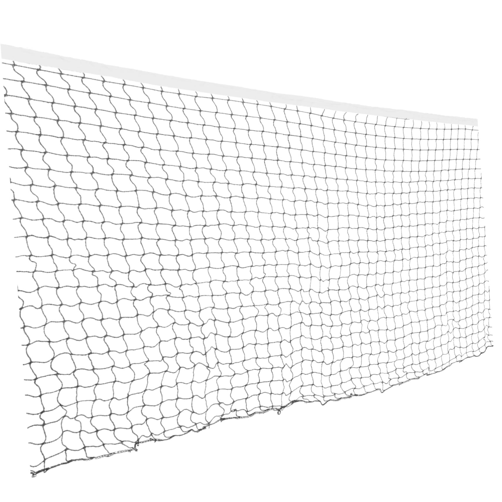Mikikit Badminton Sport Standard Outdoor Garden Netting Folding Backyard Portable Indoor Training with Rope Net Polypropylene Black