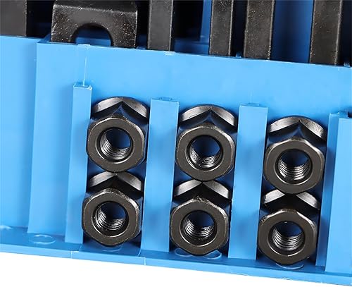 Miniatura 4 de Paquete de 58 abrazaderas de sujeción con ranura en T de 12 pulgadas Pro-Series de repuesto para bridgeport Mill Set Up Set Up Set 38In-16 Stud