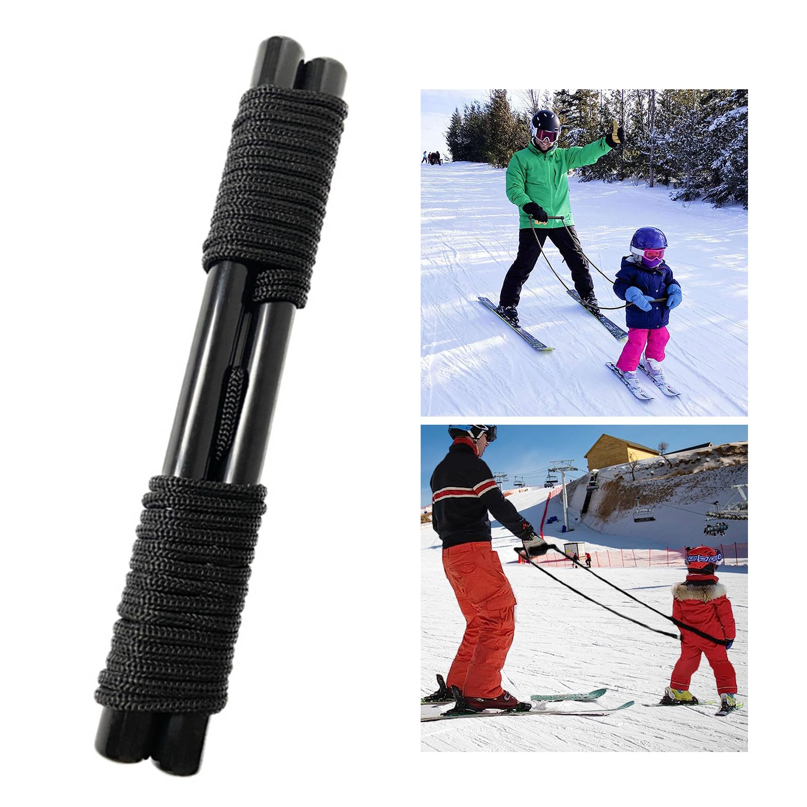 Harnais d'entraînement au ski pour enfants - Cordes et laisse de ski pour équilibre