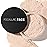 FOCALLURE Oil Control Loose Face Powder, Translucent Loose Setting Powder, Shine-Free Matte Finishing Powder, Long-lasting & Lightweight Sets Foundation Makeup, Includes Velour Powder Puff, Ivory
