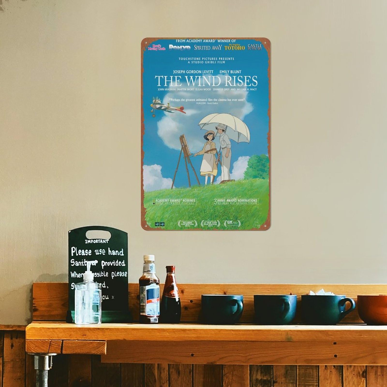 The Wind Rises - Studio Ghibli Japanaese Animated Movie Poster