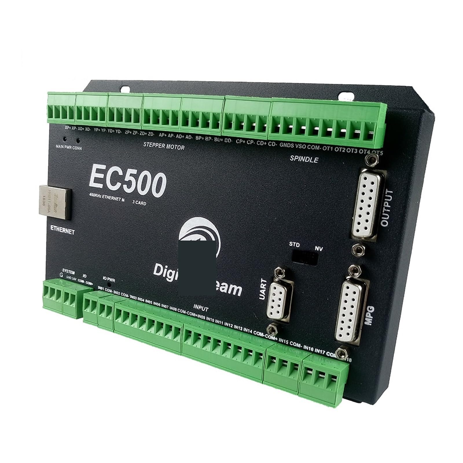 CNC-Ethernet-Bewegungssteuerung EC500 460 kHz 3/4/5/6-Achsen-Bewegungssteuerungskarte for Fräsmaschine(6Axis)