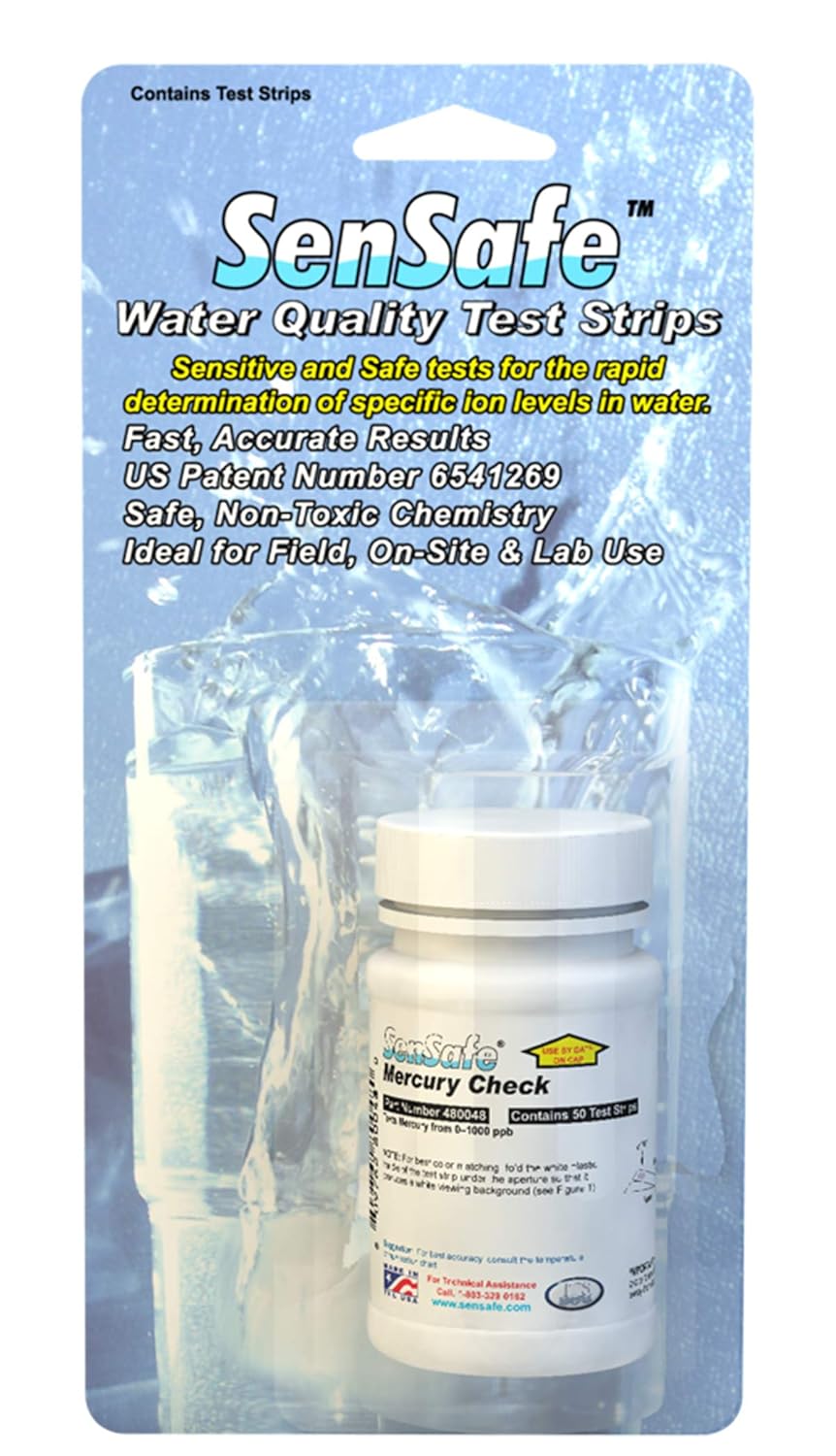 ITS Europe WaterWorks 480048 マーキュリーチェック、2分30秒のテスト時間、50-1000ppb範囲(5