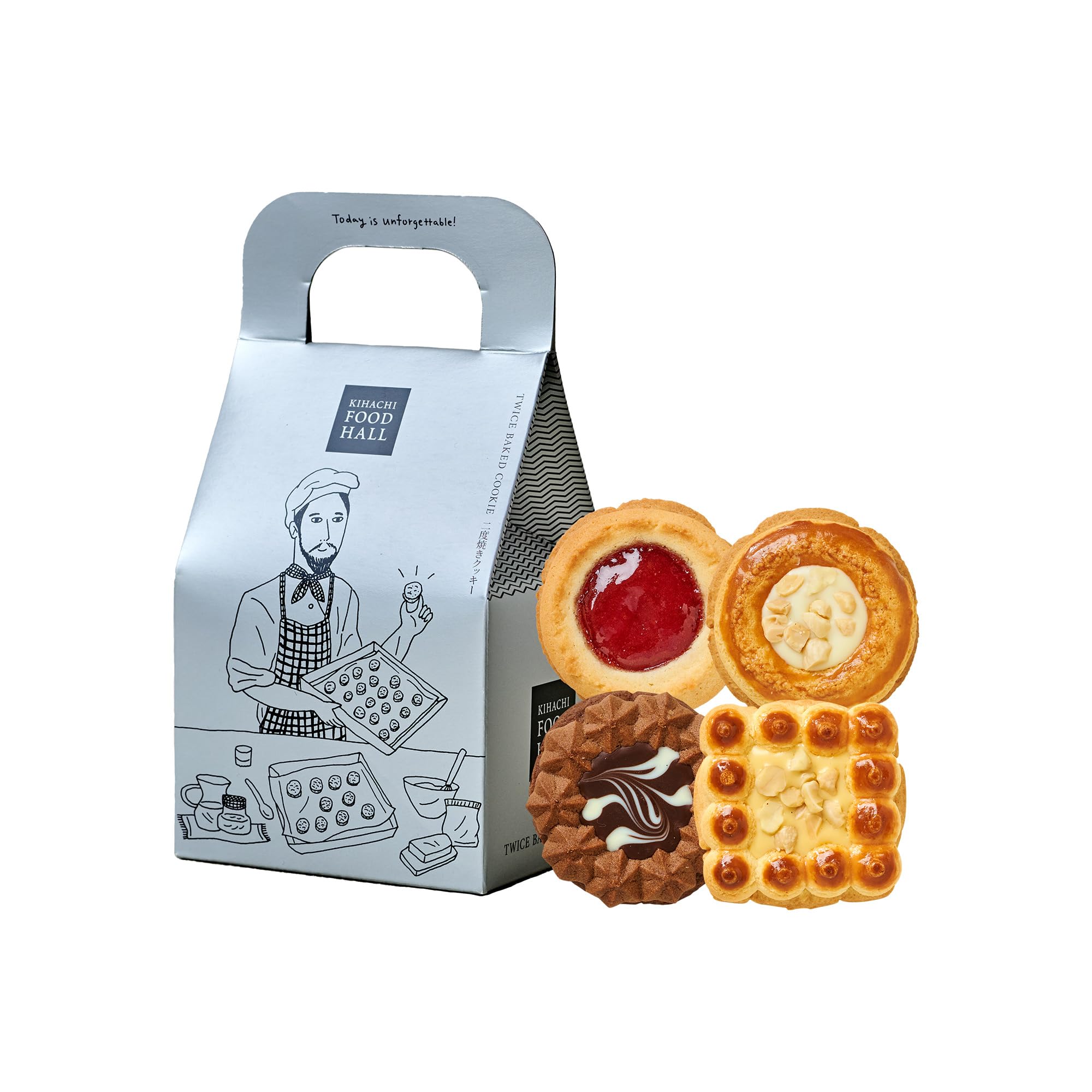MANN TWICE BAKED 送料 Amazon.co.jp: キハチ トゥワイス ベイクド クッキー 4個入 : 食品