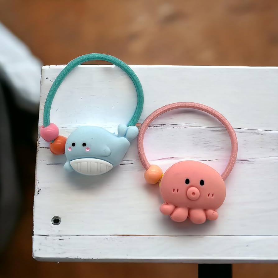 ベビーヘアクリップ /ベビーヘアピン /ベビーヘアゴム　海の生き物 海の生き物 ミニヘアクリップ/パッチンピン ＊ヘアピン【夏