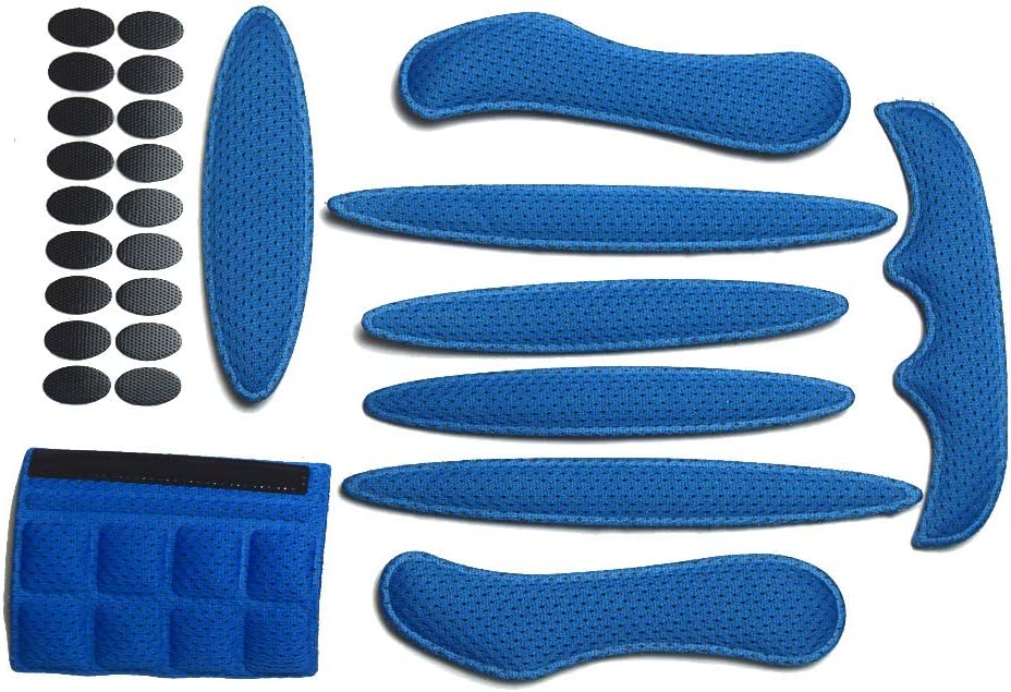 Bike Helmet Pads Padding Kit Universal Bicycle Replacement Foam Pads Padding Cushions Mats Set for Bike Cycling Motorcycle Helmet