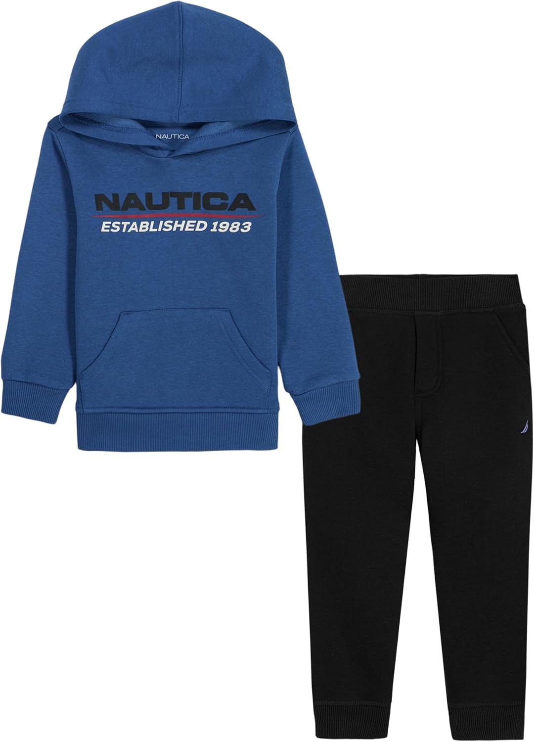 Nautica Boys' 2-piece Sweatsuit Set, Fleece Hoodie Sweatshirt and Sweatpants