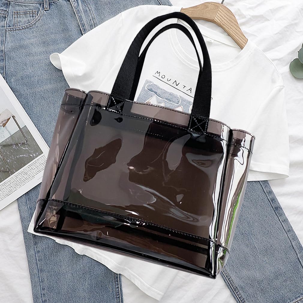 Borsa da spiaggia trasparente impermeabile in PVC (21 x 20 x 8 cm) – approvazione TSA
