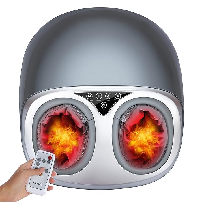 Buy Foot Massager Machine with Heat, 5 Shiatsu Kneading Techniques