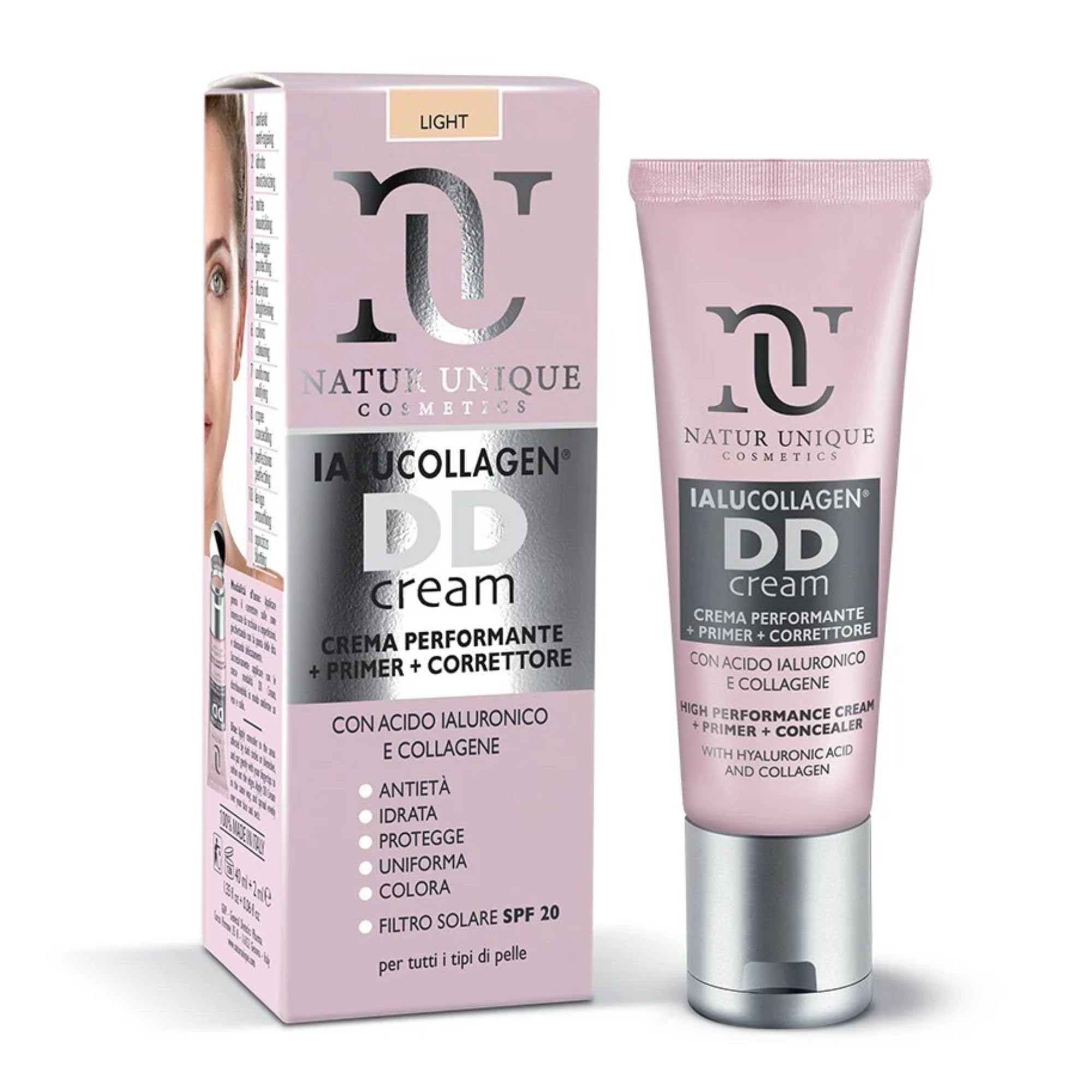 Natur Unique - Ialucollagen DD Cream - DD Cream - Light