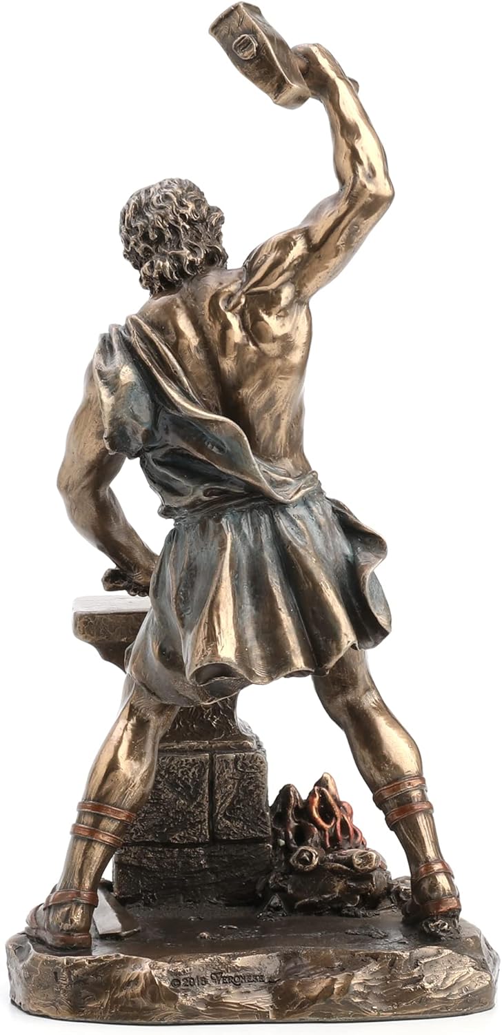 Veronese Design Hephaestus Greek God of Fire and Forge Bronze Finished Statue