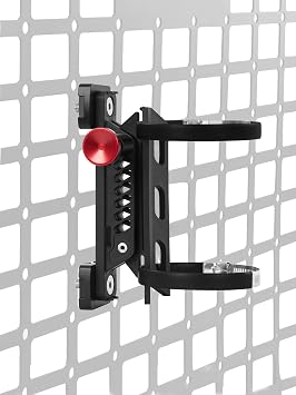 NILKATSS MOLLE Fire Extinguisher Mount Kit - Quick Release Bracket for Tactical Panels, Trucks & Vehicles, Fits 1-2" Slots/Holes - Rigid MOLLE Plate Holder for Fire Extinguisher & Gear Accessories