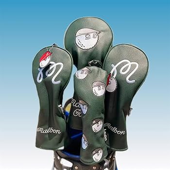 Amazon.co.jp: QIVKEAD クラブカバー 4点セット マーボンゴルフ