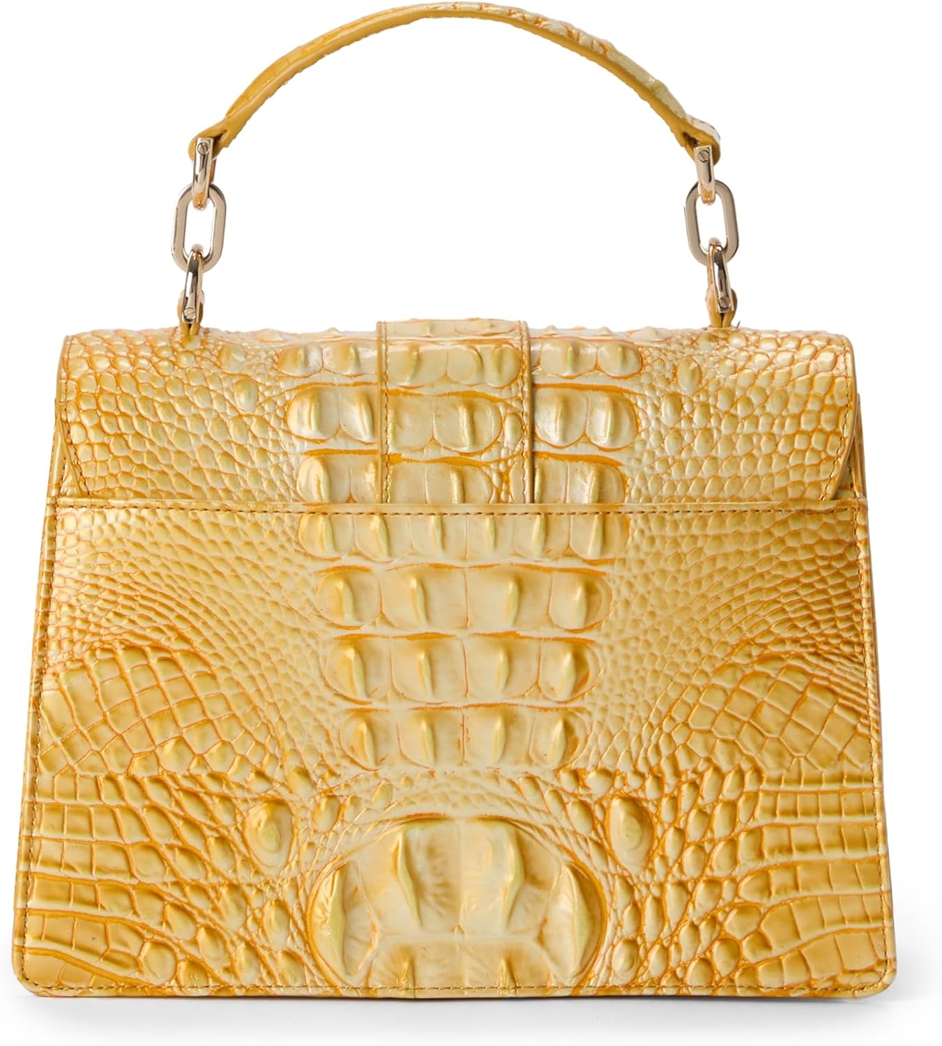 BRAHMIN Small Hallie - Lemon Drop Melbourne