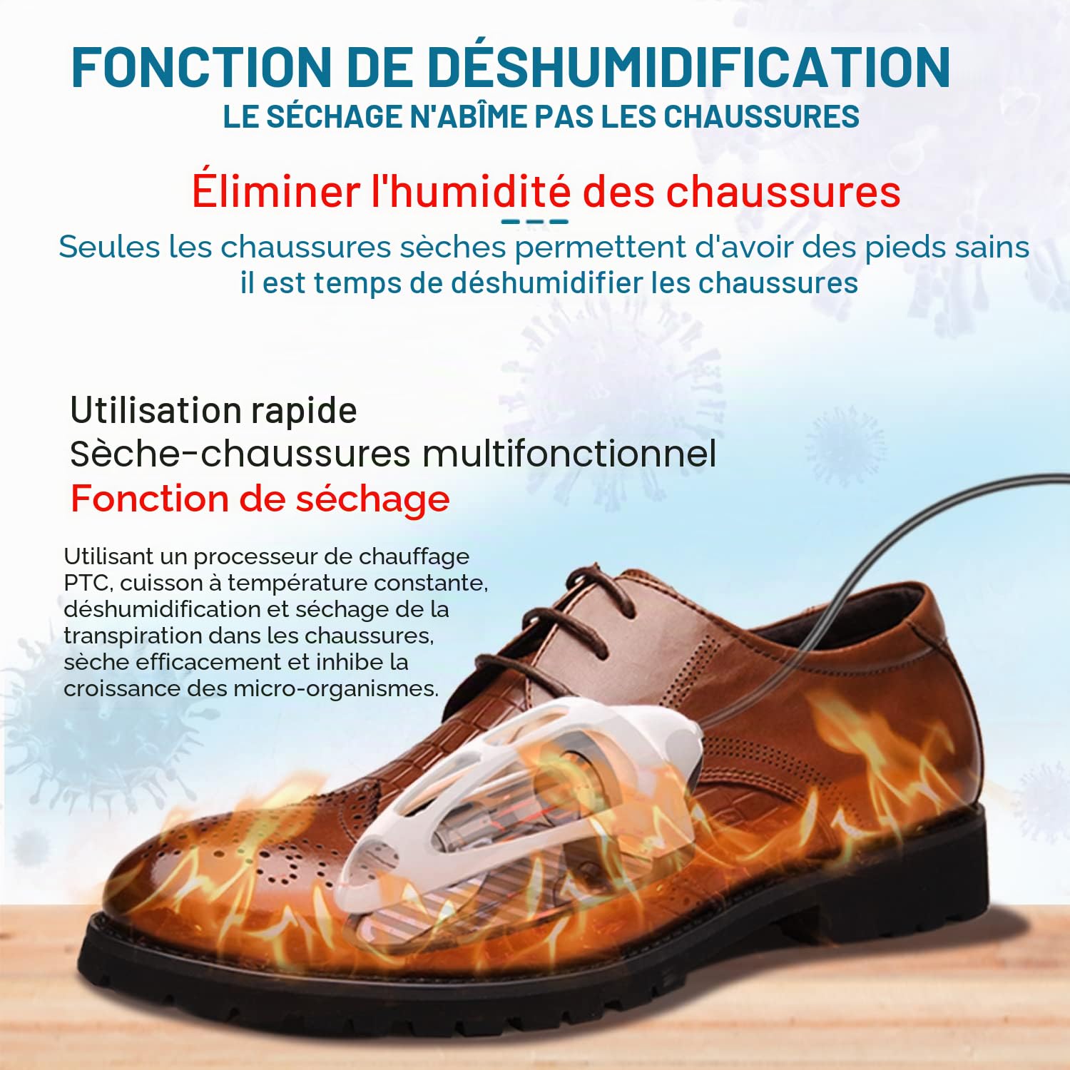 Sèche-chaussures, désodorisant pour chaussures, purificateur de chaussures, sèche-bottes, éliminateur d'odeurs de chaussures, désodorisant de chaussures, minuterie intelligente, alternative