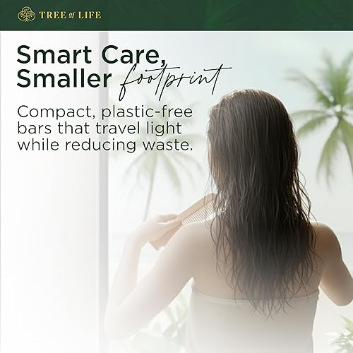 Miniatura 5 de Tree of Life Beauty Barra de champú de arroz sólido, paquete de 2