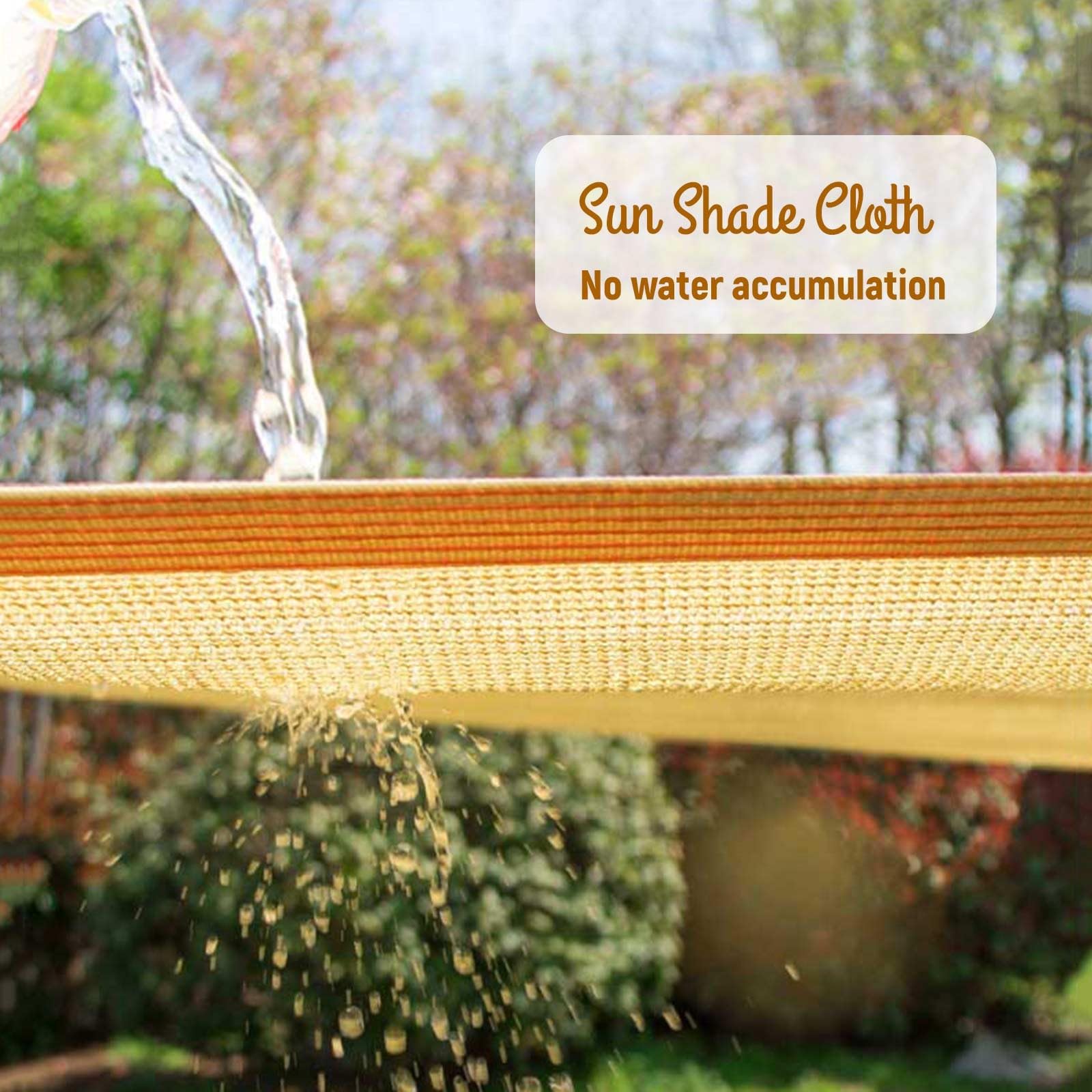 Malla de Sombra Beige con protección UV del 85% para Plantas y Flores. Disponible en Varios tamaños: 1x2m, 2x3m, 3x5m, 4x5m, 4x6m (13x49'/4x15m).
