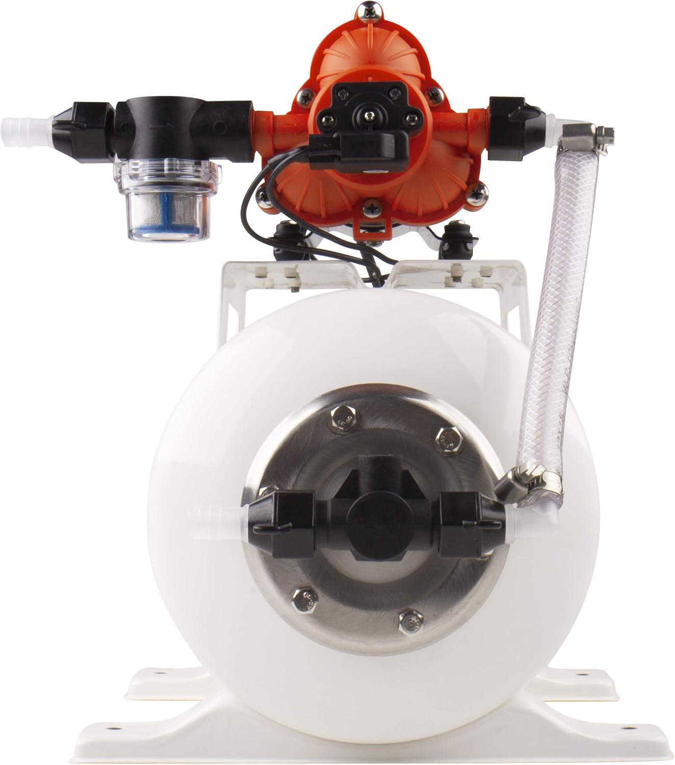 Seaflo Bomba De Presión De Agua Industrial De La Serie 33 Con Enchufe De Alimentación Para Toma De Corriente - 115 Vac, 3.3 Gpm, 45 Psi Seaflo Bomba De Presión De Agua Industrial De La Serie 33 Con Enchufe De Alimentación Para Toma De Corriente - 115 Vac, 3.3 Gpm, 45 Psi