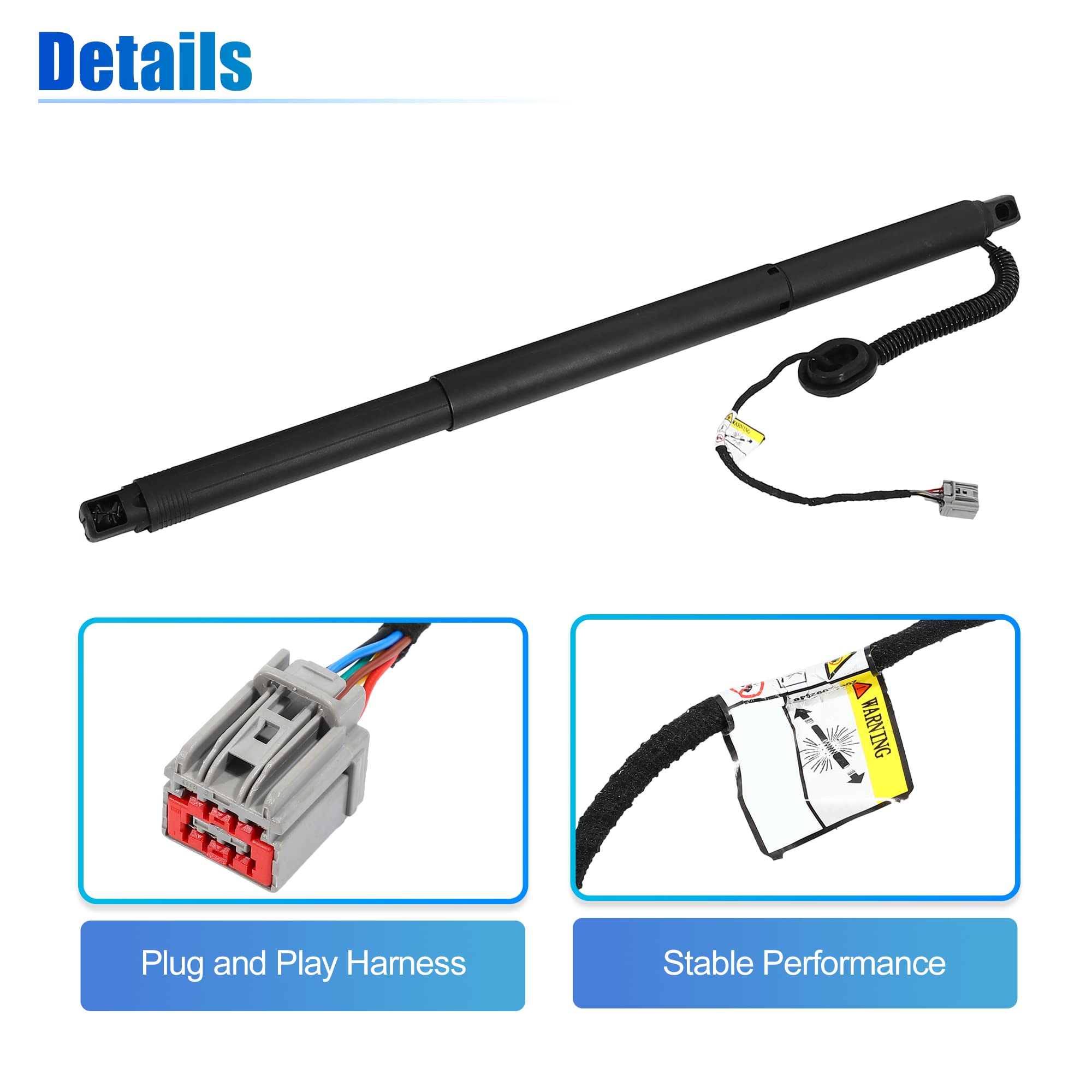 X AUTOHAUX 1 Pair Rear Left Right Liftgate Power Lift Support for Cadillac Escalade ESV 2015-202020 for Chevrolet Suburban for GMC Yukon 84306929 84183515